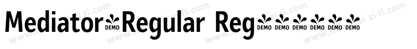 Mediator-Regular Reg字体转换